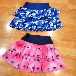 Faye + Florie Lisa 2 Tier Tennis Skirt Bundle Size XS